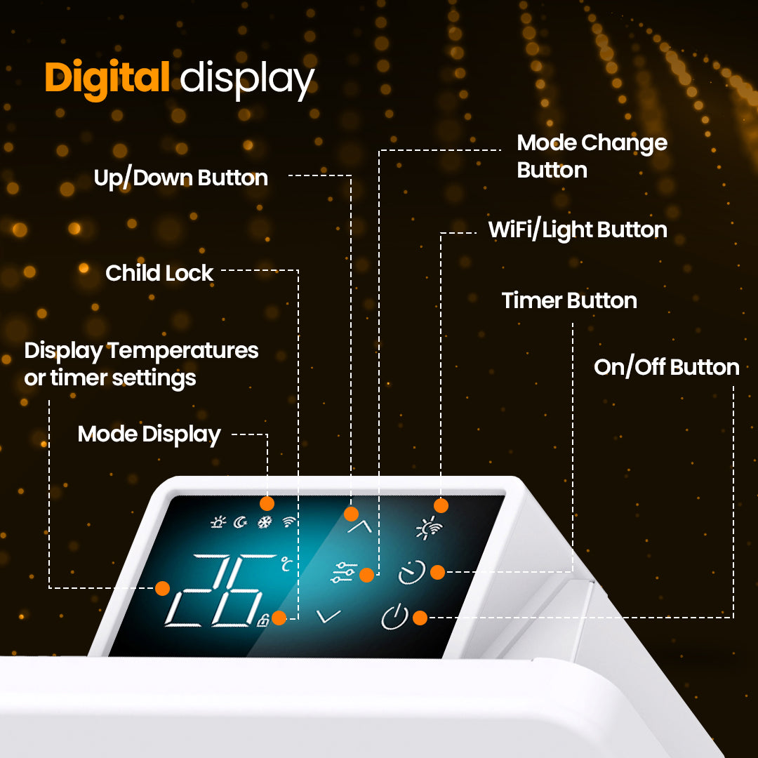 Bonaire 2000W Electric Panel Heater