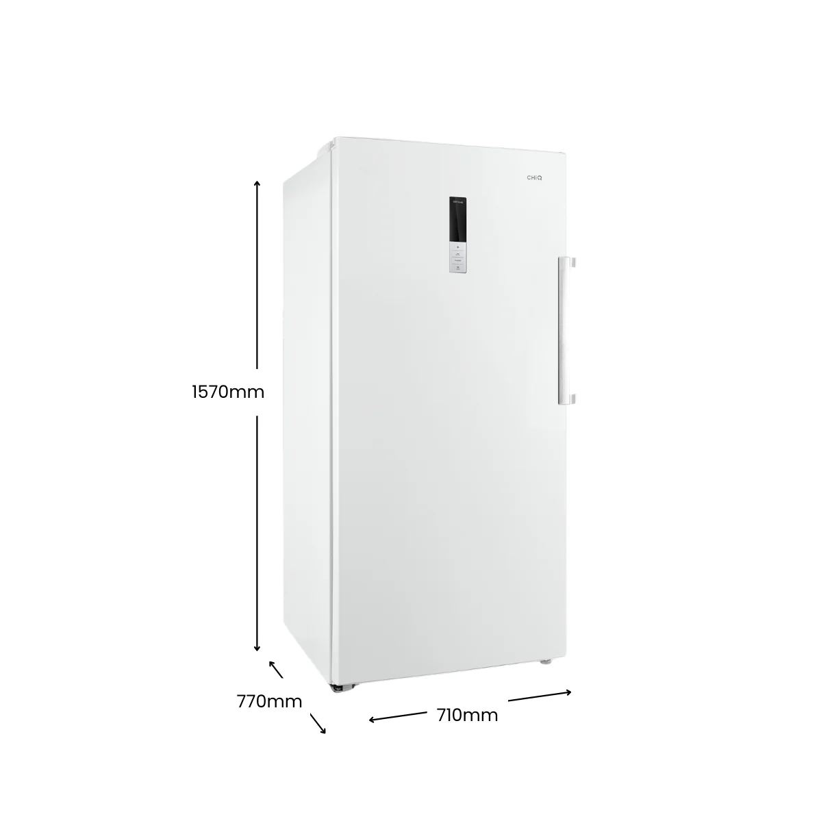 CHiQ 311L Hybrid Vertical Freezer – White CSH311NWL3