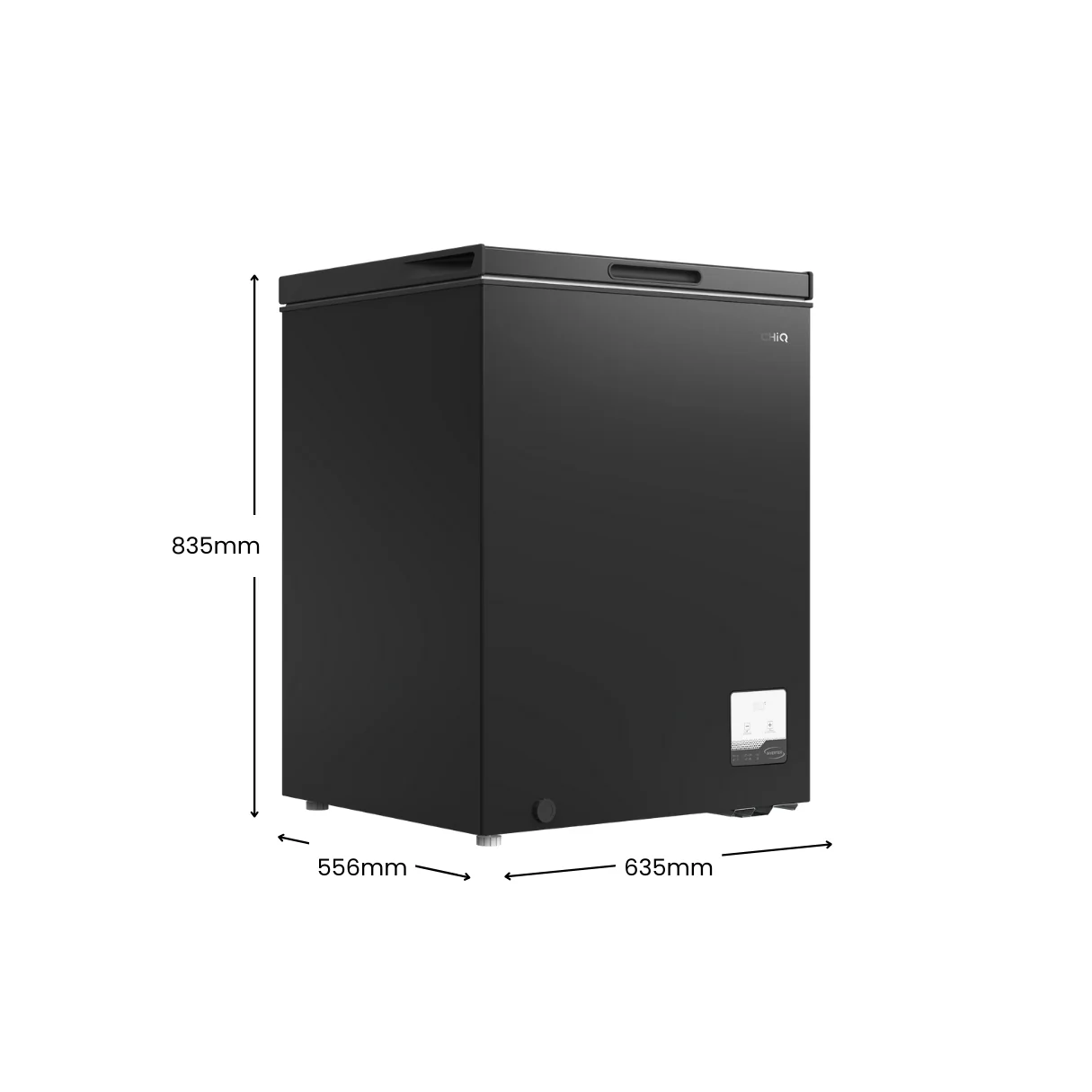 CHiQ 142L Chest Freezer CCF141BP Black