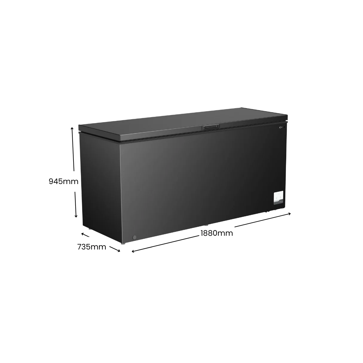 CHiQ 700L Hybrid Chest Freezer CCF699BE Black