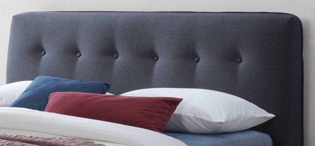 Olivia Bed Frame - Mid Grey Fabric