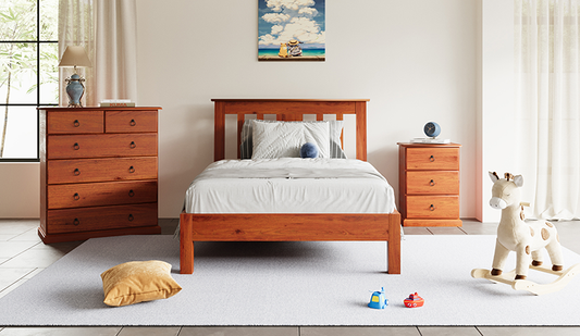 Dawson Timber Antique Oak Bed