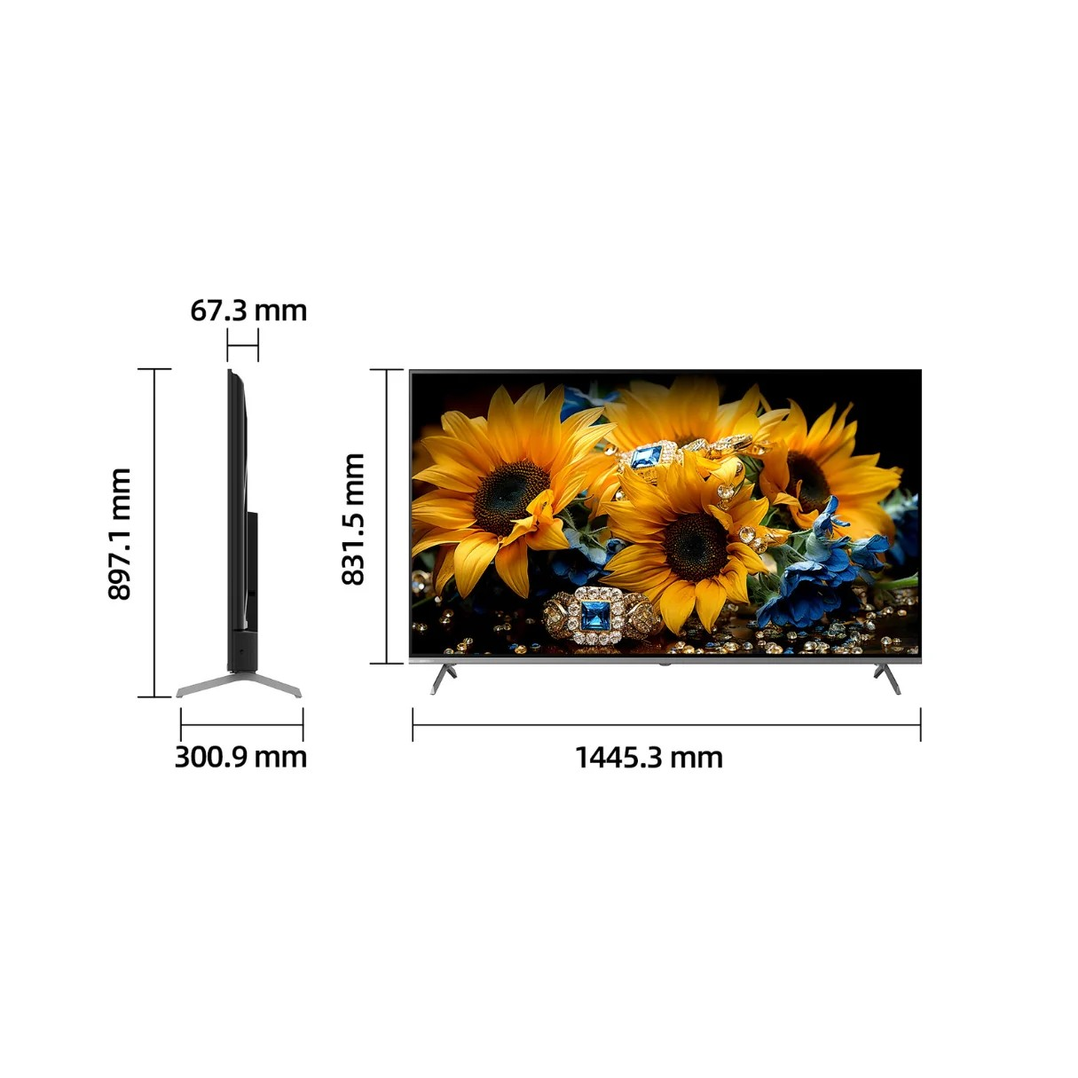 CHiQ 65" 4K QLED GOOGLE TV U65QM10