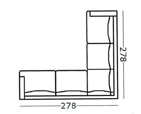 Altose Fabric Corner Modular Lounge