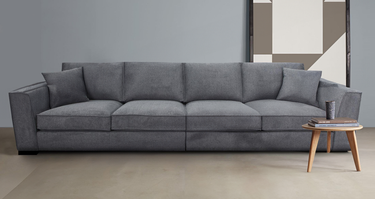 Dant Fabric 4 Seater Sofa