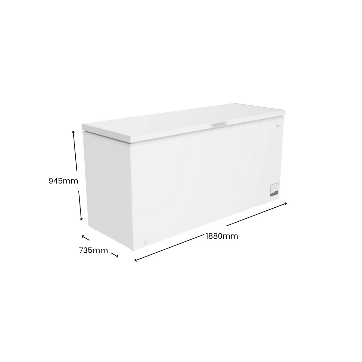 CHiQ 700L Hybrid Chest Freezer CCF700WE White