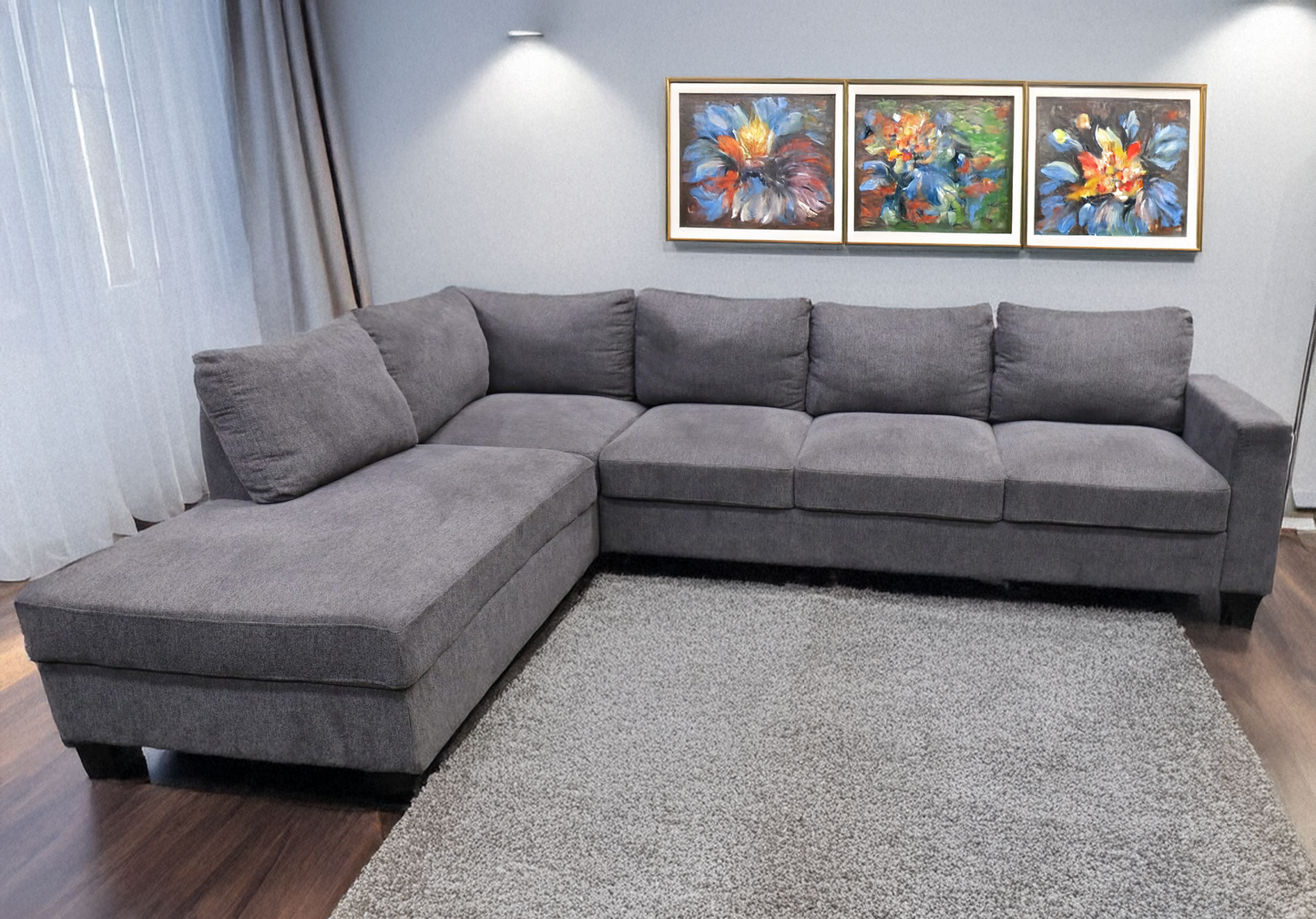 Sid Modular 5 Seater Lounge With Chaise