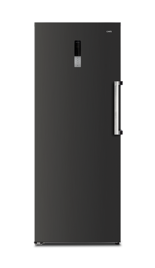 Chiq 380L Black S/S Upright Freezer