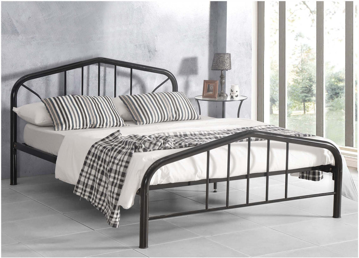 Active Black Metal Bed Frame