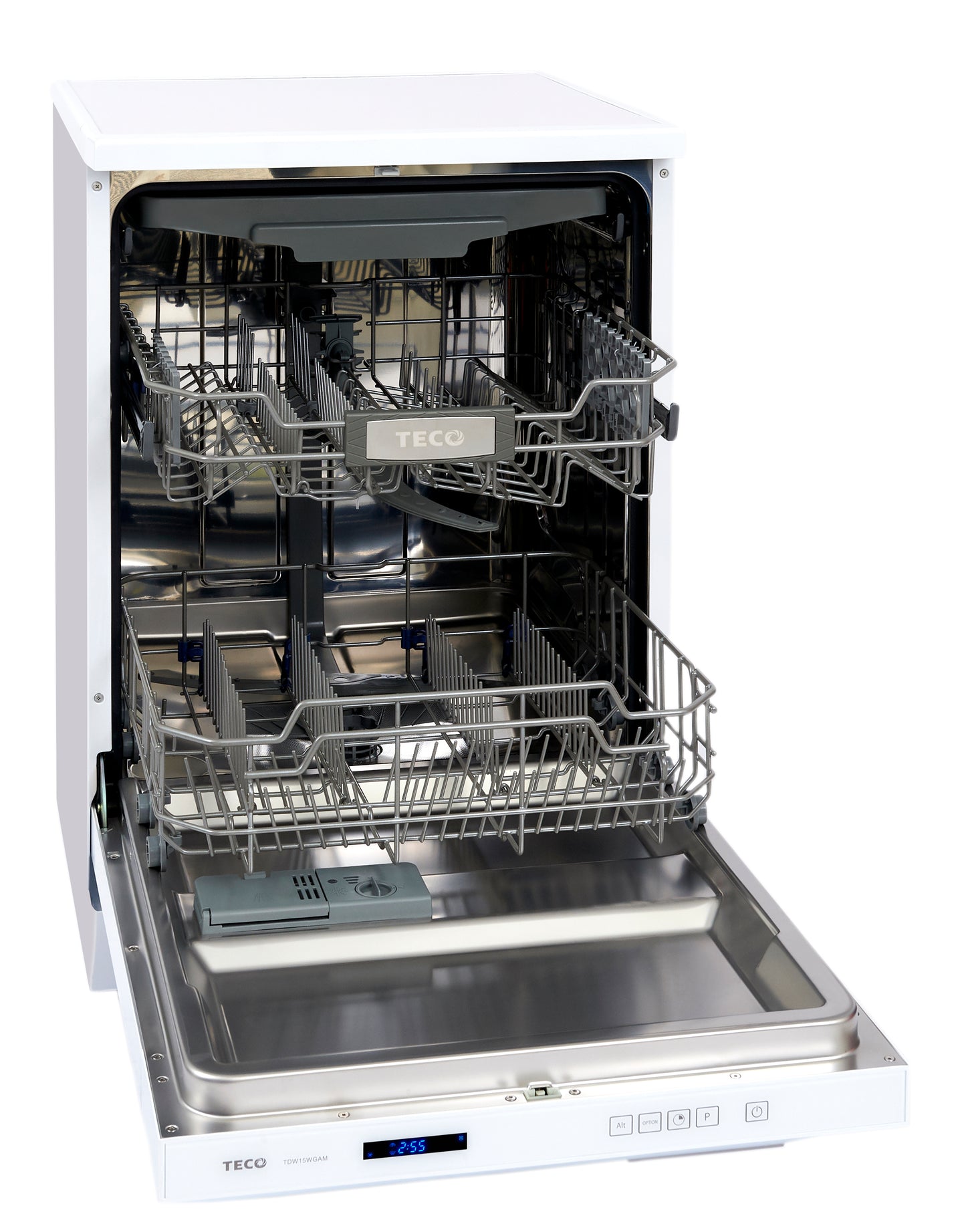 15 place setting white glass door dishwasher, DishWasher, Teco, Adelaide Furniture and Electrical