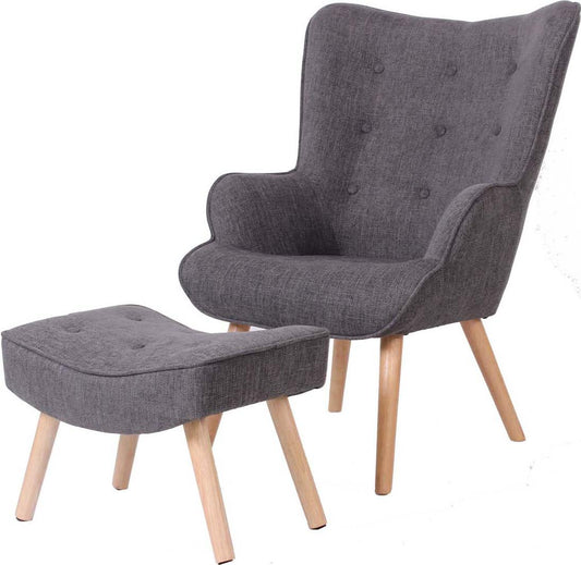 Jacob Occasional Chair and Ottoman