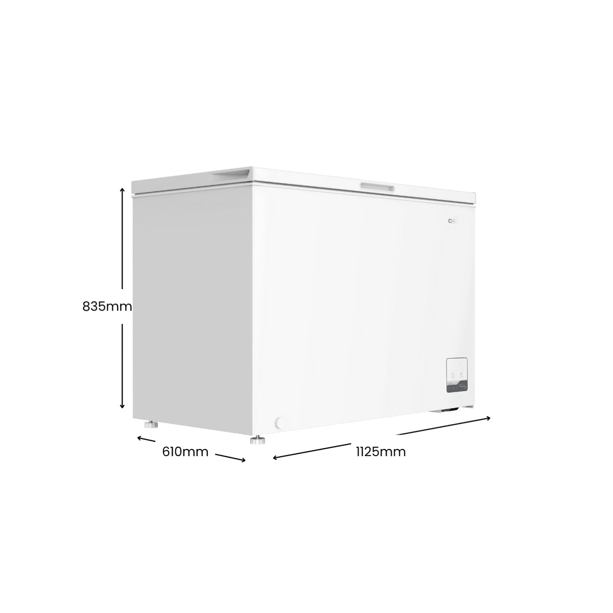 CHiQ 299L Hybrid Chest Freezer CCF299WE White