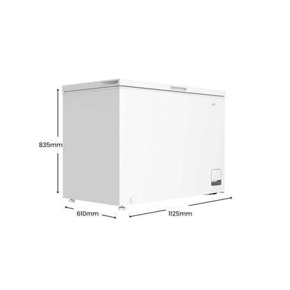 CHiQ 299L Hybrid Chest Freezer CCF299WE White