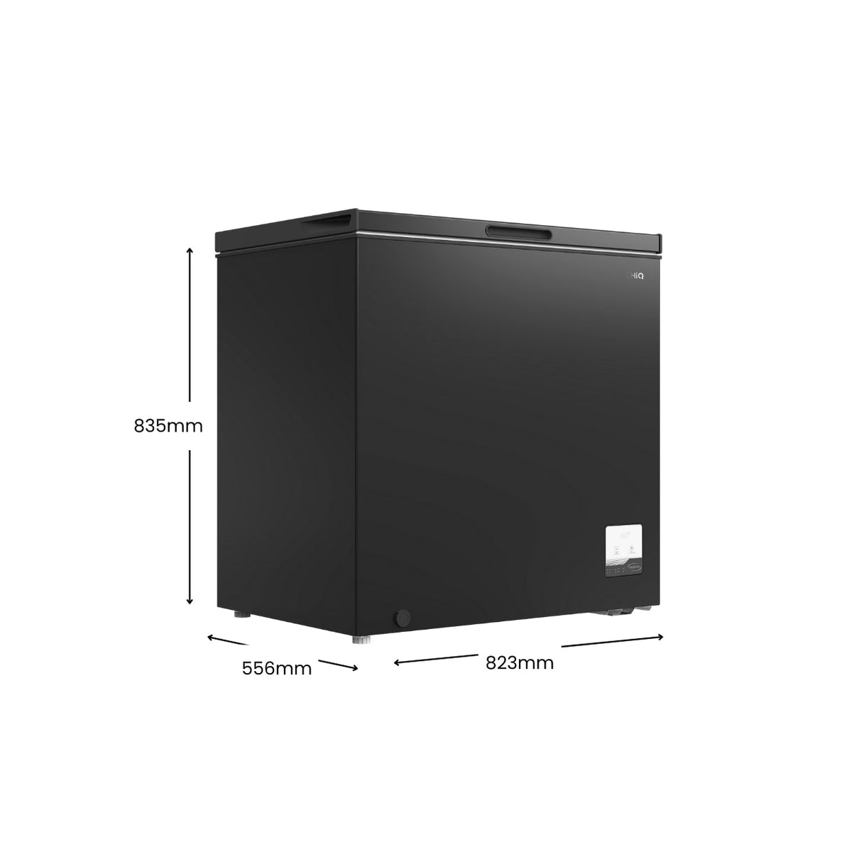 CHiQ 199L Hybrid Chest Freezer CCF198BE Black