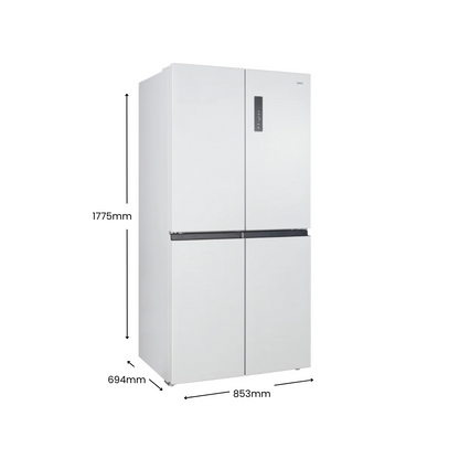 CHiQ 503L Quad Door Fridge White Steel