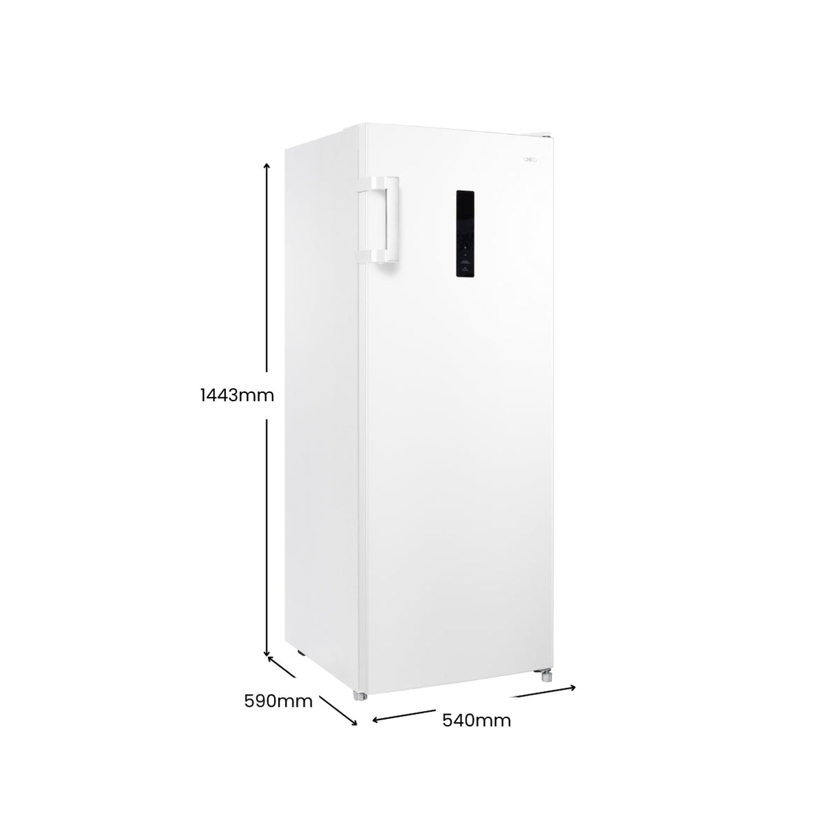 CHiQ 166L Hybrid Upright Freezer CSH166NW White