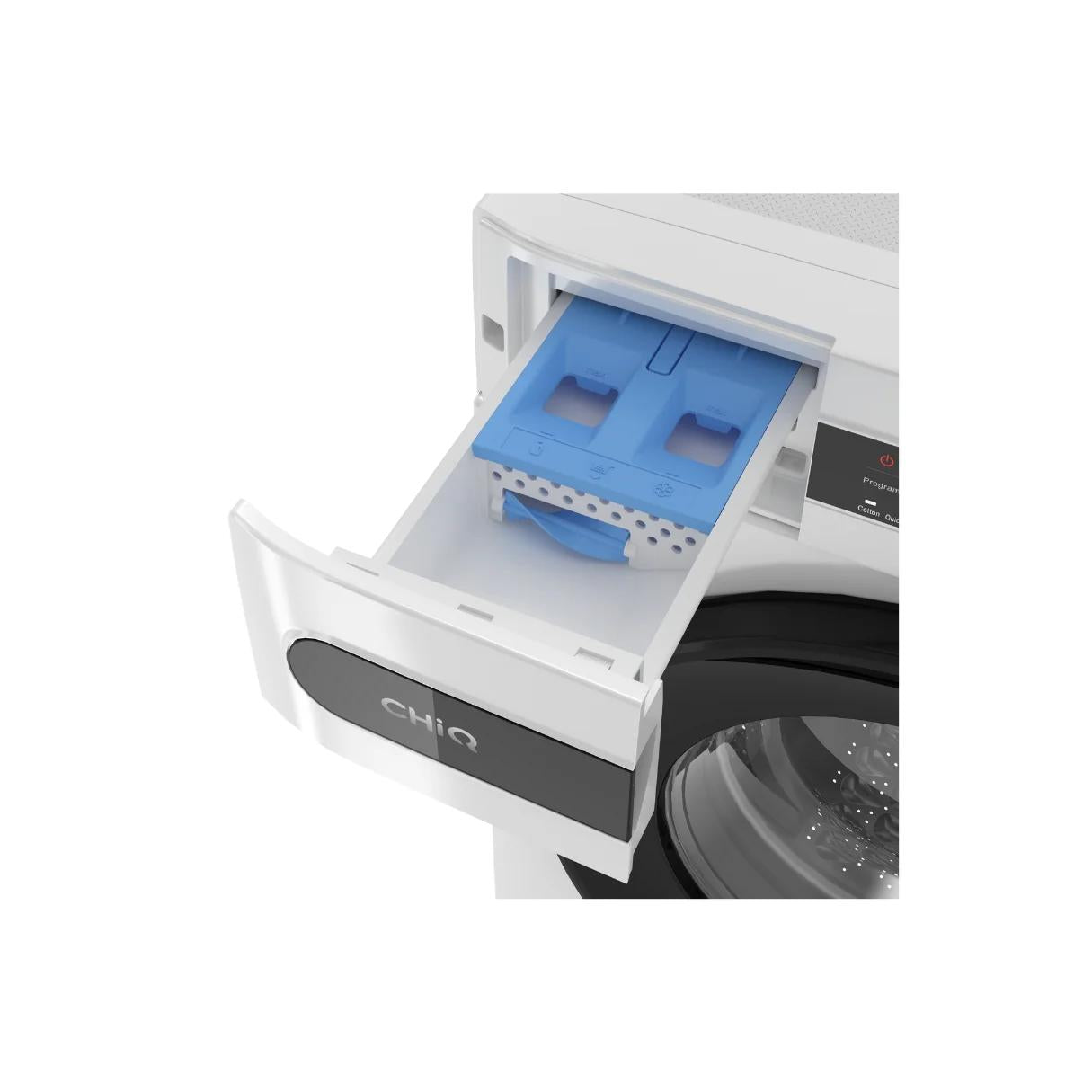 CHiQ 8.5 kg Front‑Load Washer – White