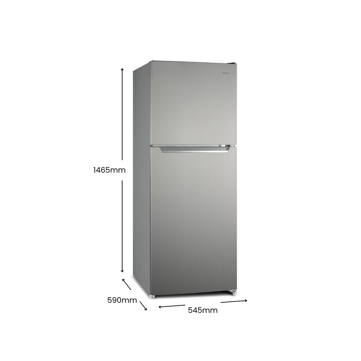 CHiQ 202L Top Mount Fridge CTM200NSS5E Stainless Steel