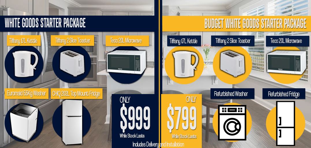 White Goods Starter Packages