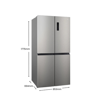 CHiQ 503 L Quad Door Fridge – VCM Silver CCD500NS