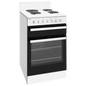 Chef 54 cm Freestanding Electric Cooker – White (CFE533WB) – Factory Second (Category B)