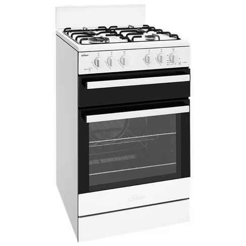 Chef 54 cm Freestanding Gas Cooker – White (CFG503WCH) – Factory Second (Category A)