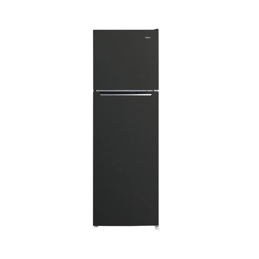 CHiQ 255L Top Mount Fridge Black Steel