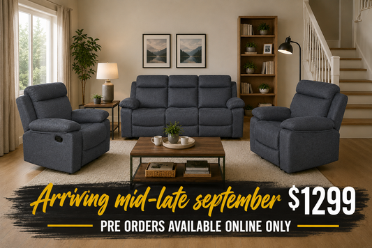 Catalina 3 Piece Recliner Lounge Suite — 3RR+R+R  PRE-ORDER