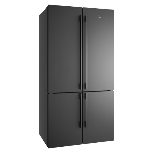 Electrolux 562 L UltimateTaste 700 Quad-Door Fridge – Matte Charcoal Black (EQE5607BA) – Factory Second (Category C)