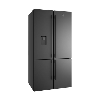 Electrolux 562 L Quad-Door Fridge – Matte Charcoal Black (EQE5657BA) – Factory Second (Category C)
