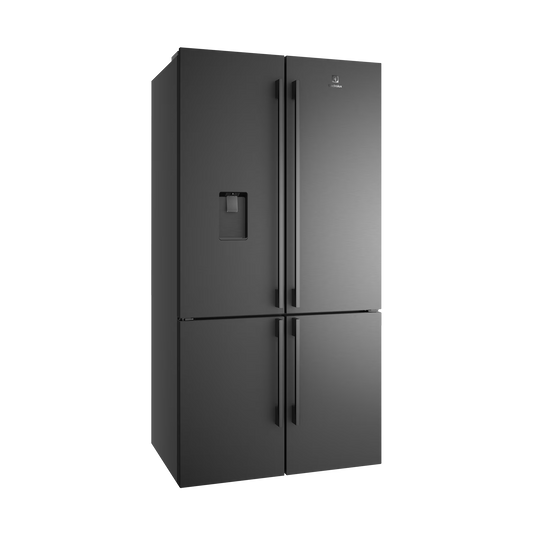 Electrolux 562 L Quad-Door Fridge – Matte Charcoal Black (EQE5657BA) – Factory Second (Category C)