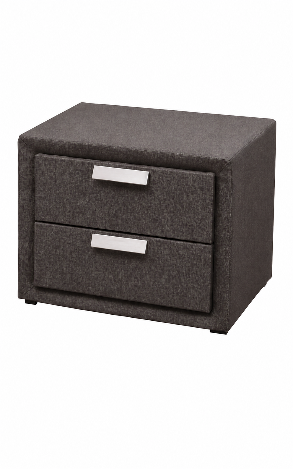 Encore 2 Draw Grey Fabric Bedside