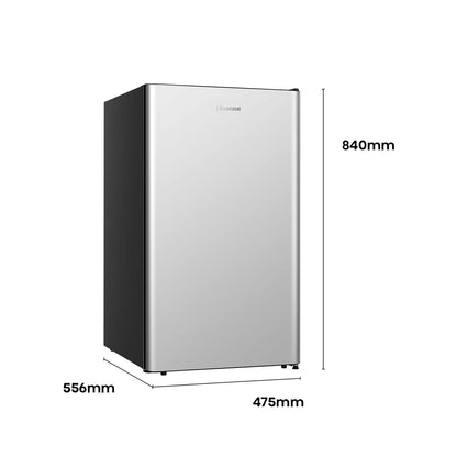 Hisense 124L Bar Fridge HRBF126S Silver