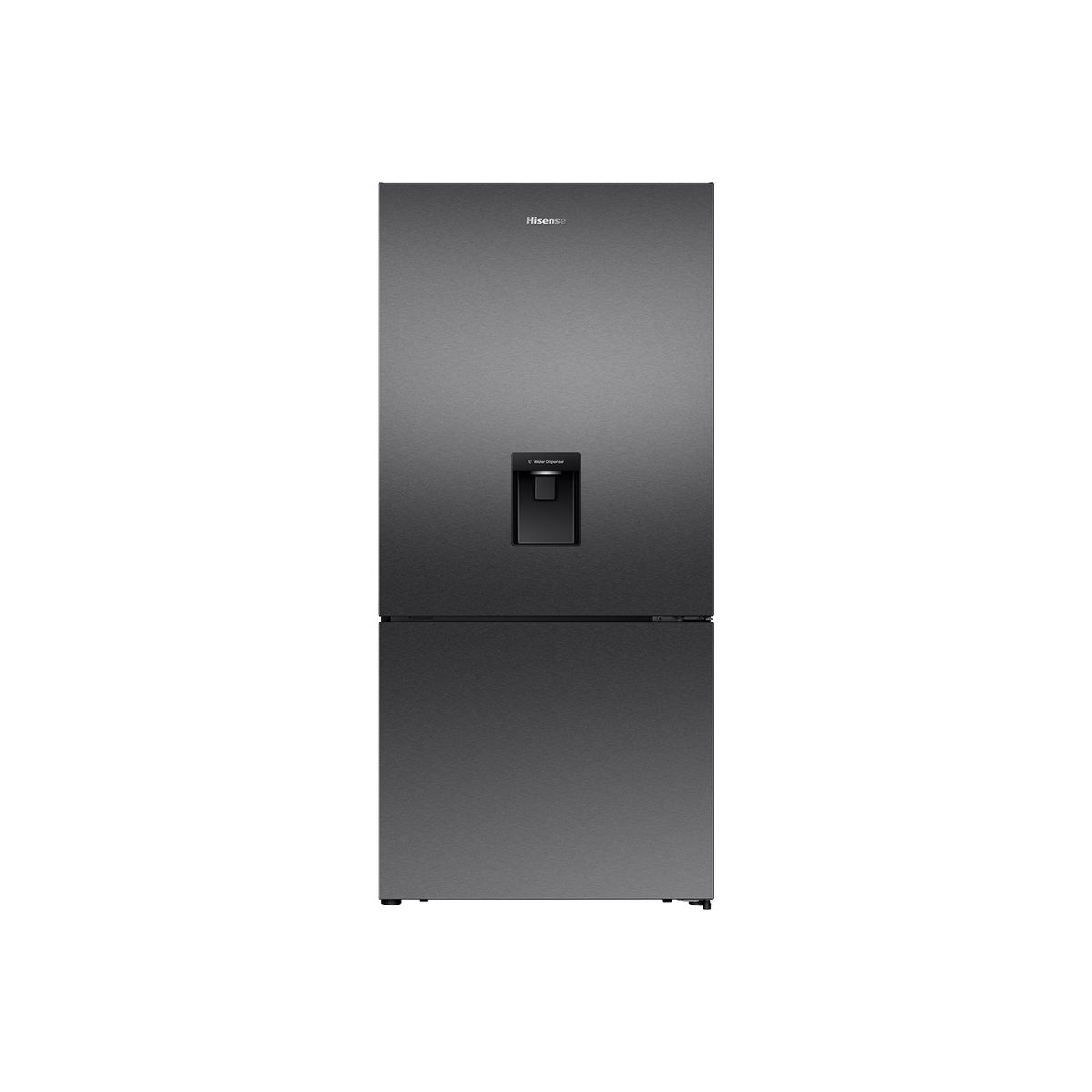 Hisense 500L PureFlat Bottom Mount Fridge HRBM500TBW Dark Steel