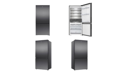 Hisense 503L PureFlat Bottom Mount Fridge HRBM503E Dark Stainless Steel