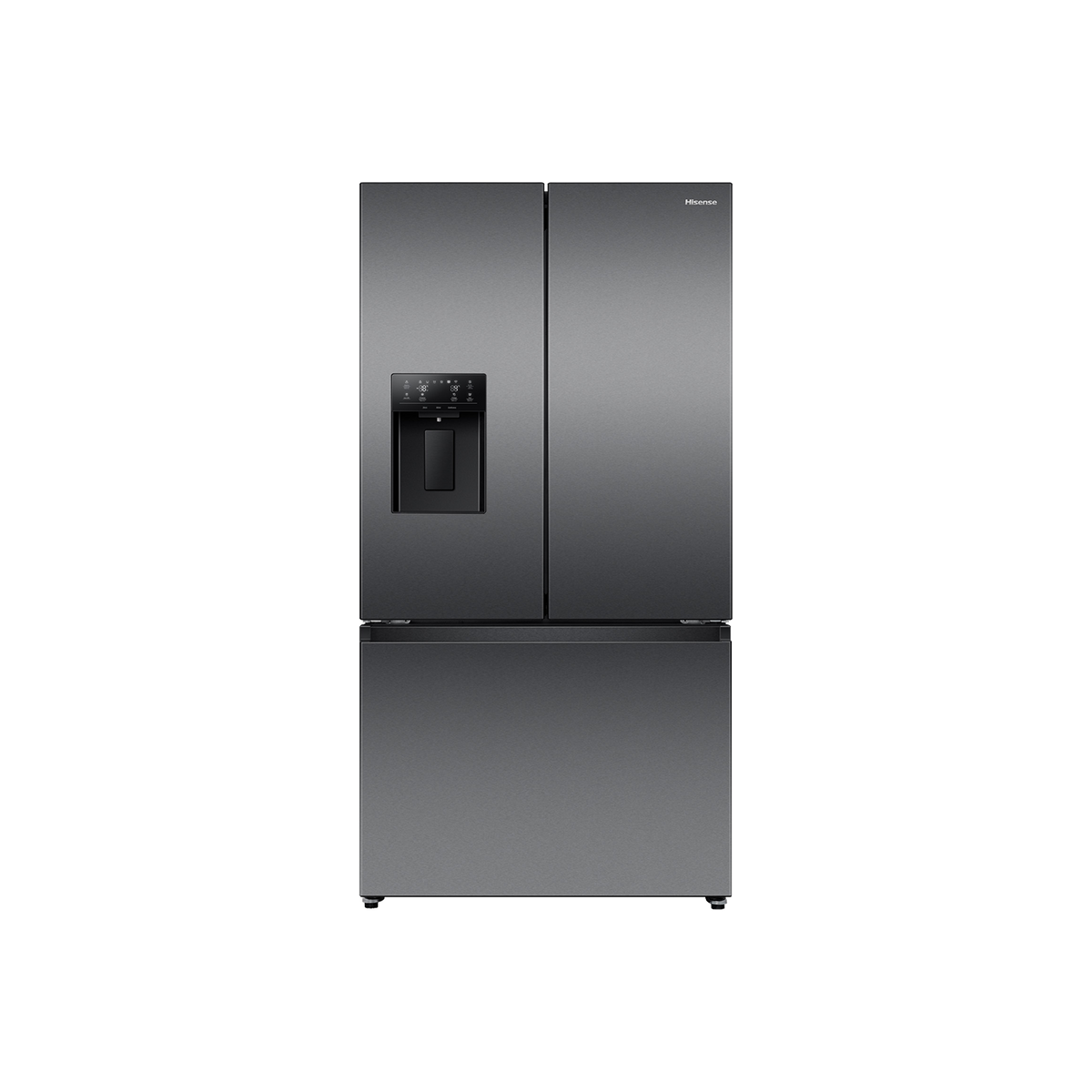 Hisense 634L PureFlat French Door Fridge HRFD634BW Dark Steel