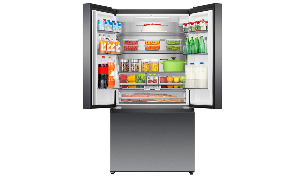 Hisense 634L PureFlat French Door Fridge HRFD634BW Dark Steel