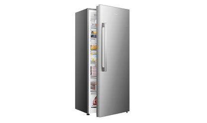 Hisense 384L Hybrid Upright Freezer HRVF384S Brushed Steel