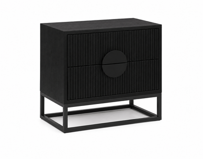 Noah Brushed Black Bedroom Suite