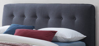 Olivia Bed Frame - Mid Grey Fabric