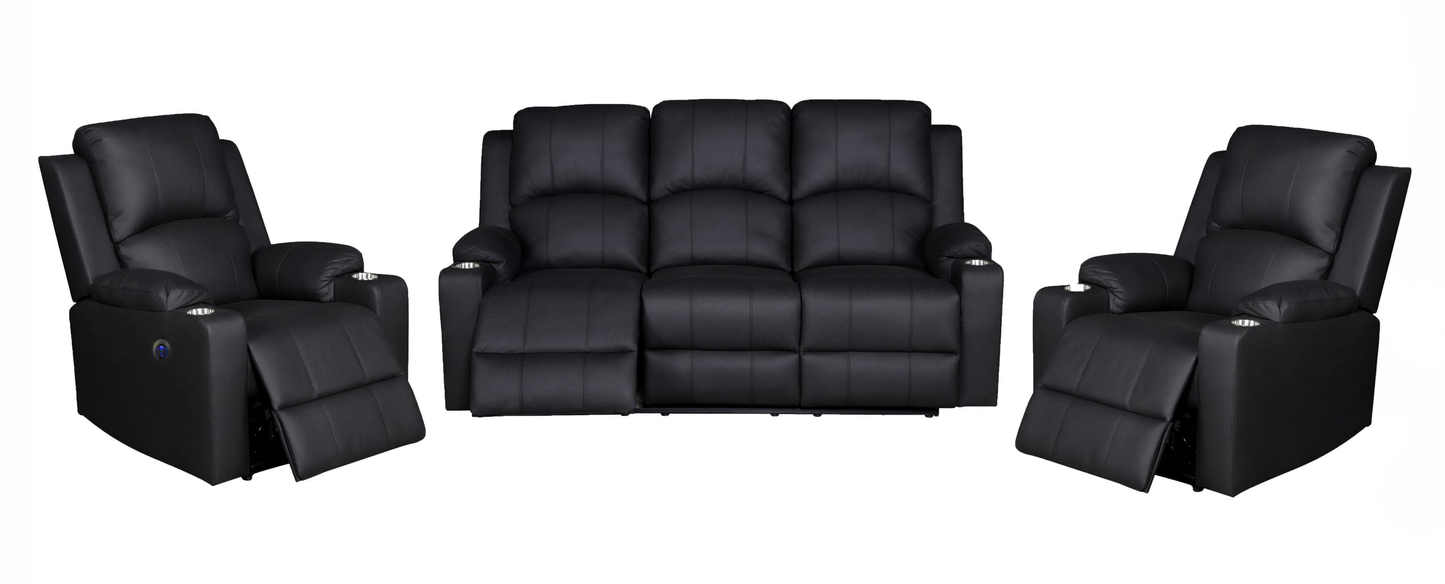 Prato Electric Recliner Lounge Suite
