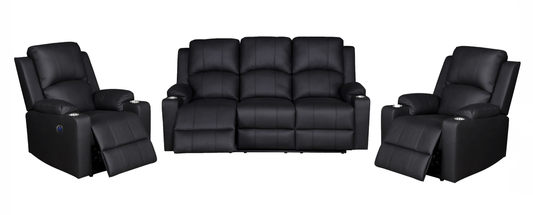Prato Electric Recliner Lounge Suite