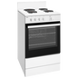 Chef 54cm Freestanding Electric Oven CFE532WB White — Factory Second (Category C)