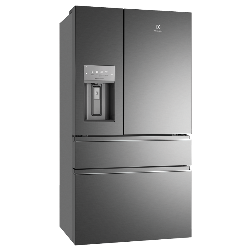 Electrolux 609L French Door Fridge with Ice & Water EHE6899BA Dark Stainless Steel — Factory Second (Category C)