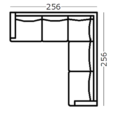 Mateo 2 Seater Lounge with Chaise