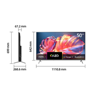 CHiQ 50" 4K QLED GOOGLE TV U50QM10