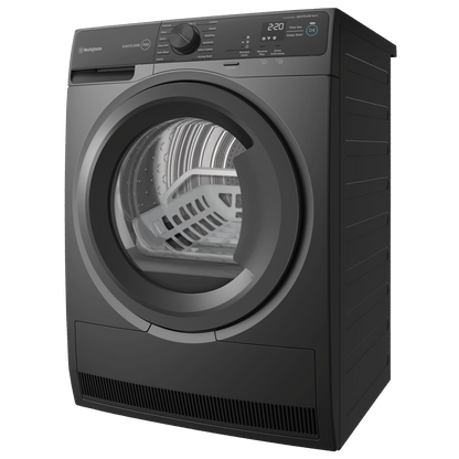 Westinghouse 8 kg Heat Pump Dryer – Metallic Grey (WDH804N8SA) – Factory Second (Category C)