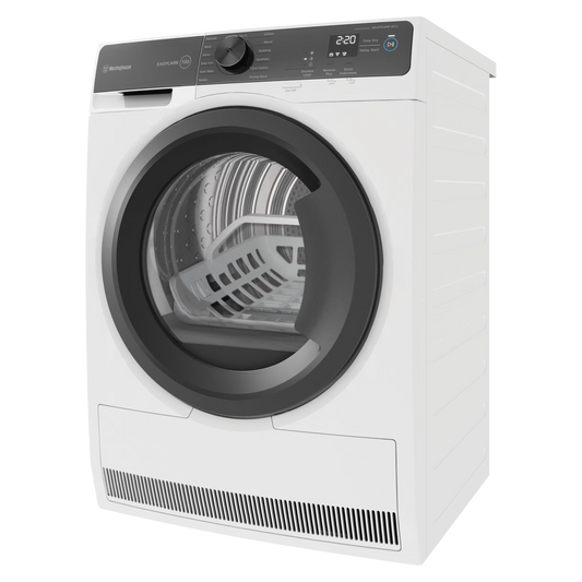 Westinghouse 8 kg Heat Pump Dryer – White (WDH804N8WA) – Factory Second (Category C)