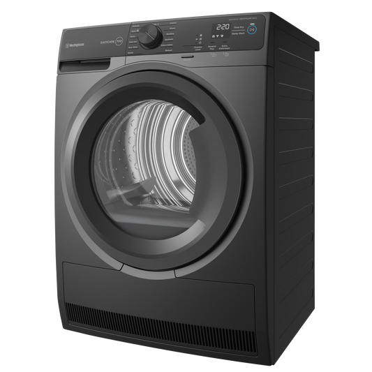 Westinghouse 9 kg Heat Pump Dryer – Metallic Grey (WDH904N7SA) – Factory Second (Category C)