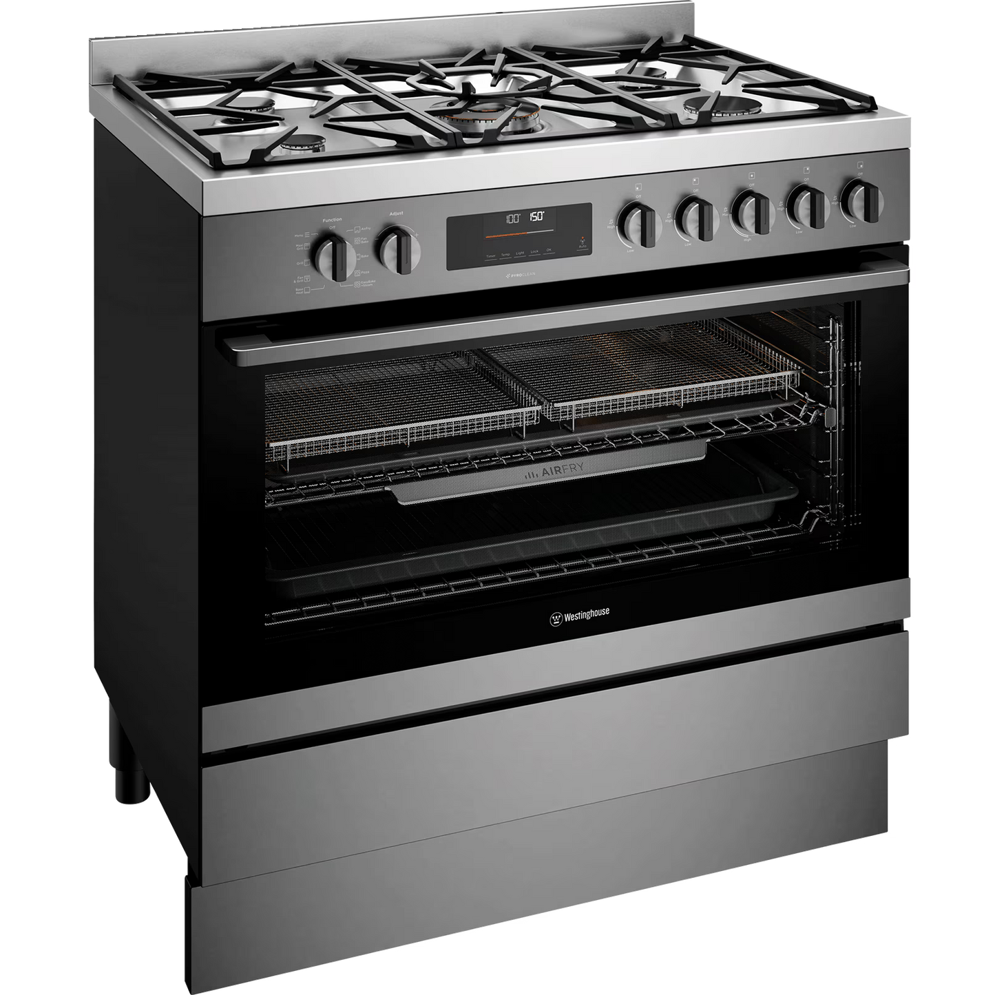 Westinghouse 60 cm Pyrolytic Built-In Oven – Dark Stainless Steel (WVEP6716DD) – Factory Second (Category A)
